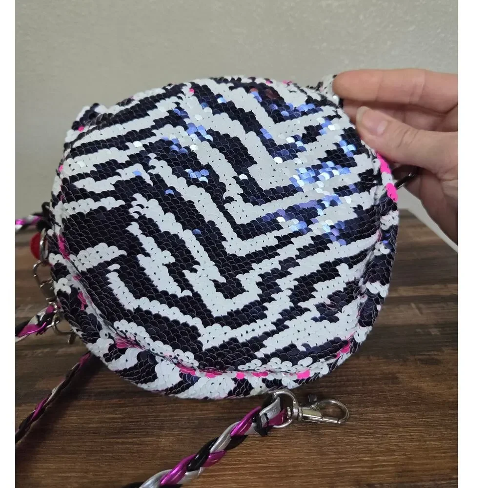 TY 2019 Flippables Zoey the Zebra Fashion Purse 6 ways to wear